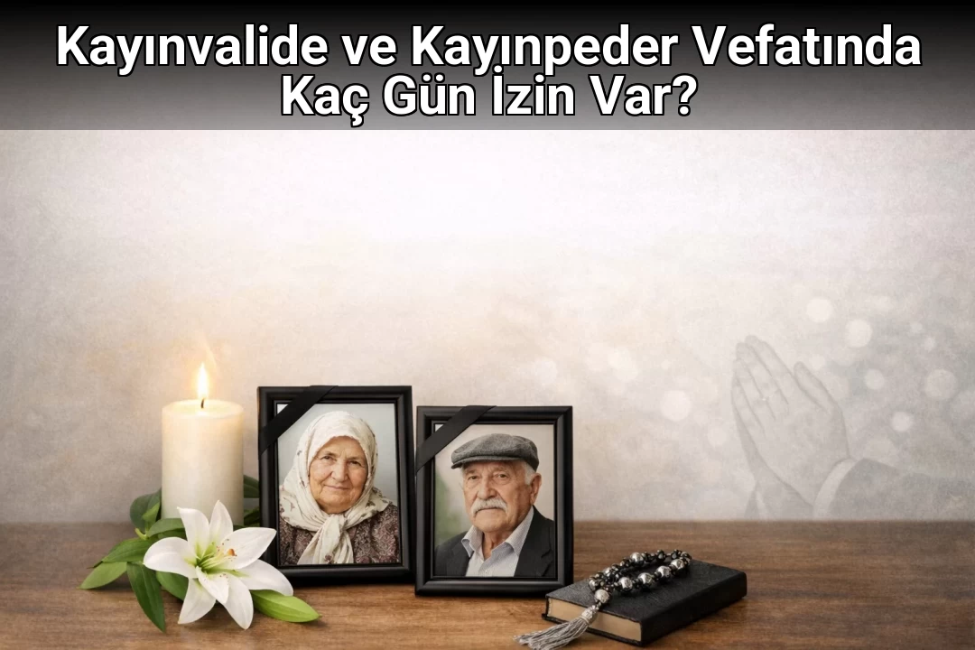 Kayınvalide ve Kayınpeder Vefatında Kaç Gün İzin Var?
